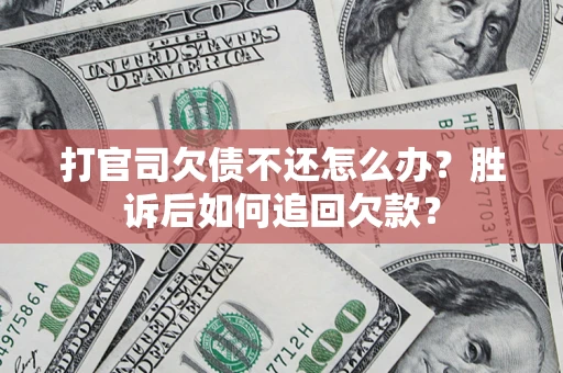 武汉打官司欠债不还怎么办？胜诉后如何追回欠款？