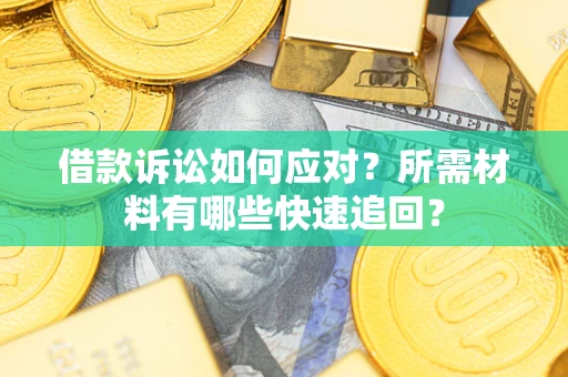 武汉借款诉讼如何应对？所需材料有哪些快速追回？