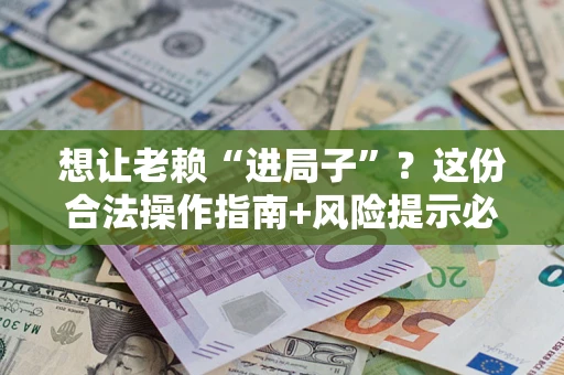 武汉想让老赖“进局子”？这份合法操作指南+风险提示必须看！