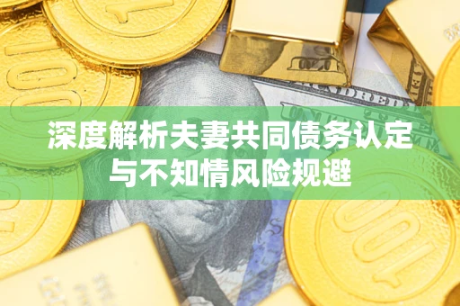武汉深度解析夫妻共同债务认定与不知情风险规避