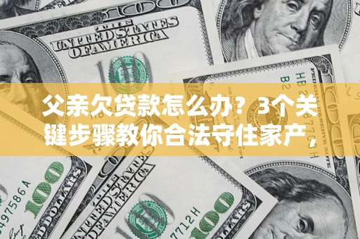 武汉父亲欠贷款怎么办？3个关键步骤教你合法守住家产，别再傻傻替还了！