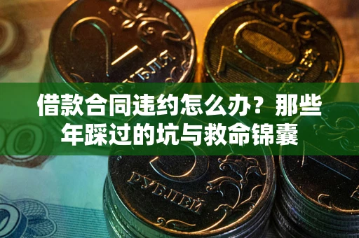 武汉借款合同违约怎么办？那些年踩过的坑与救命锦囊