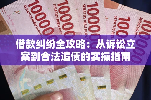 武汉借款纠纷全攻略：从诉讼立案到合法追债的实操指南