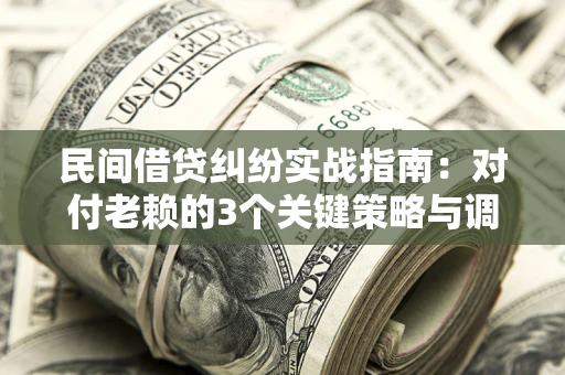 武汉民间借贷纠纷实战指南：对付老赖的3个关键策略与调解盲区解析