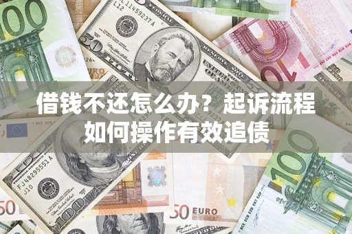 武汉借钱不还怎么办？起诉流程如何操作有效追债