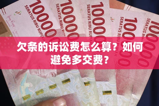 武汉欠条的诉讼费怎么算？如何避免多交费？