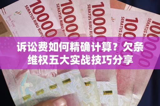 武汉诉讼费如何精确计算？欠条维权五大实战技巧分享