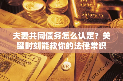 武汉夫妻共同债务怎么认定？关键时刻能救你的法律常识