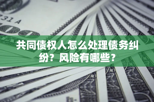 武汉共同债权人怎么处理债务纠纷？风险有哪些？
