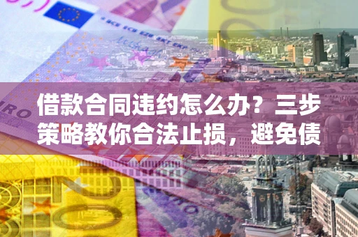 武汉借款合同违约怎么办？三步策略教你合法止损，避免债务危机升级